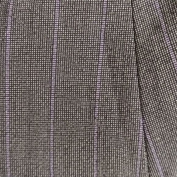 New Dressbarn‎ Women's Sz 8 Classic Signature fit gray dress pants purple stripe - Picture 9 of 9